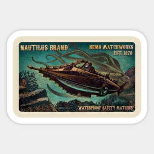 Nautilus Brand Matches Sticker